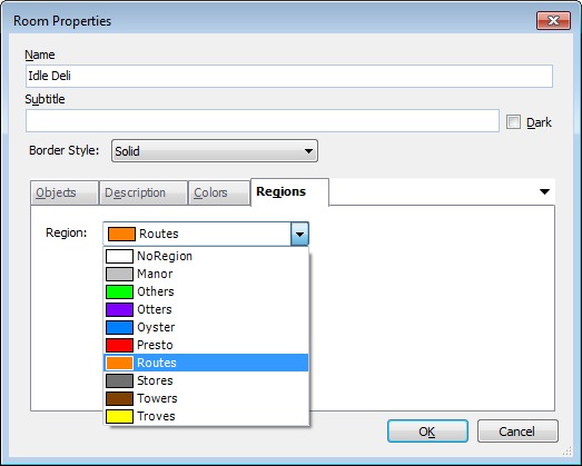 Room region change example